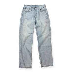 Levi's 550 Jeans Men's 29x32 Blue Light Wash Relaxed Fit Tapered Leg Cotton